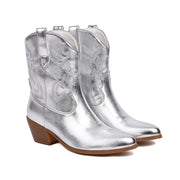 Silver Cowboy Boots for Women