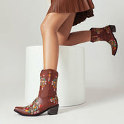 Brown Cowboy Boots Womens