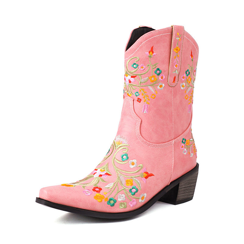 Pink Cowboy Boots Womens