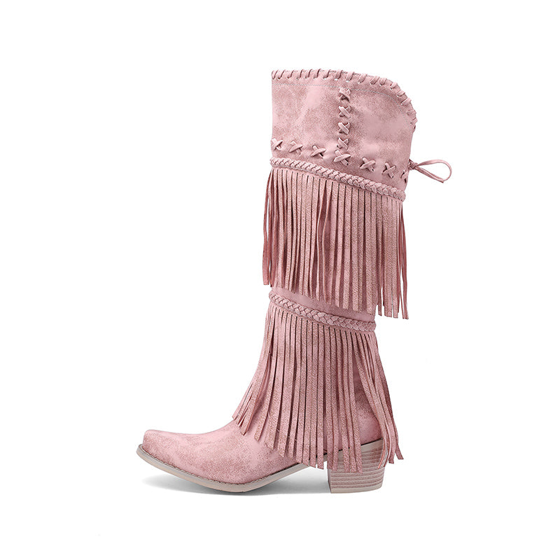 Pink Cowgirl Boots Womens