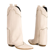 Balajoy Studded Western Boots