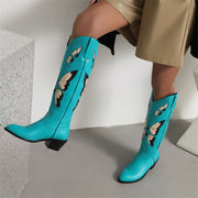 Blue Cowboy Boots Womens