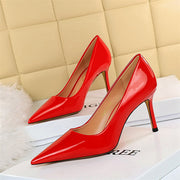 Red Patent Leather Heels
