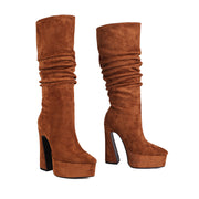 Brown Slouch Boots
