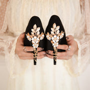 Floral Wedding Embellished Heels