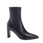 Black Pointed Toe Ankle Boots